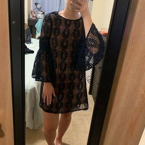 Michael Kors Navy Lace Dress